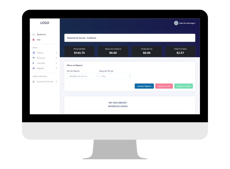 Reports Screen